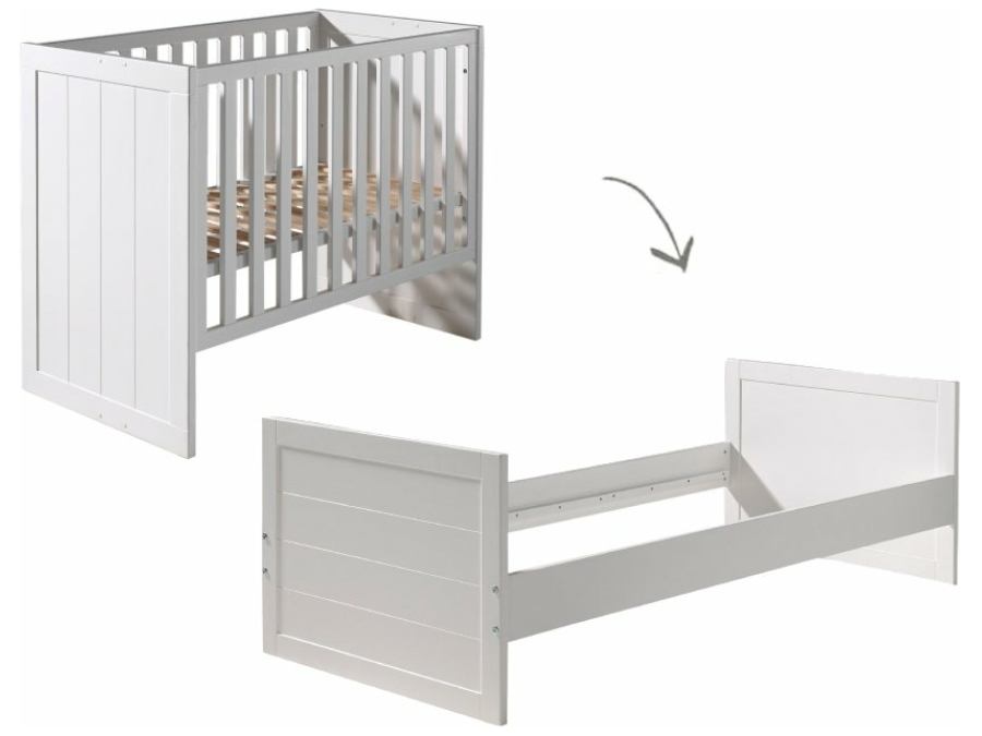 Vipack Erik Doorgroeibed Wit