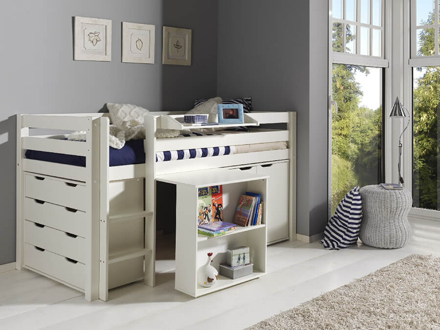 PIHSBU14-Vipack-Pino-bureau-halfhoogslaper-wit2