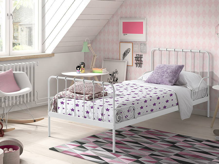 Vipack Alice Bed 90X200Cm Wit - Afbeelding 2