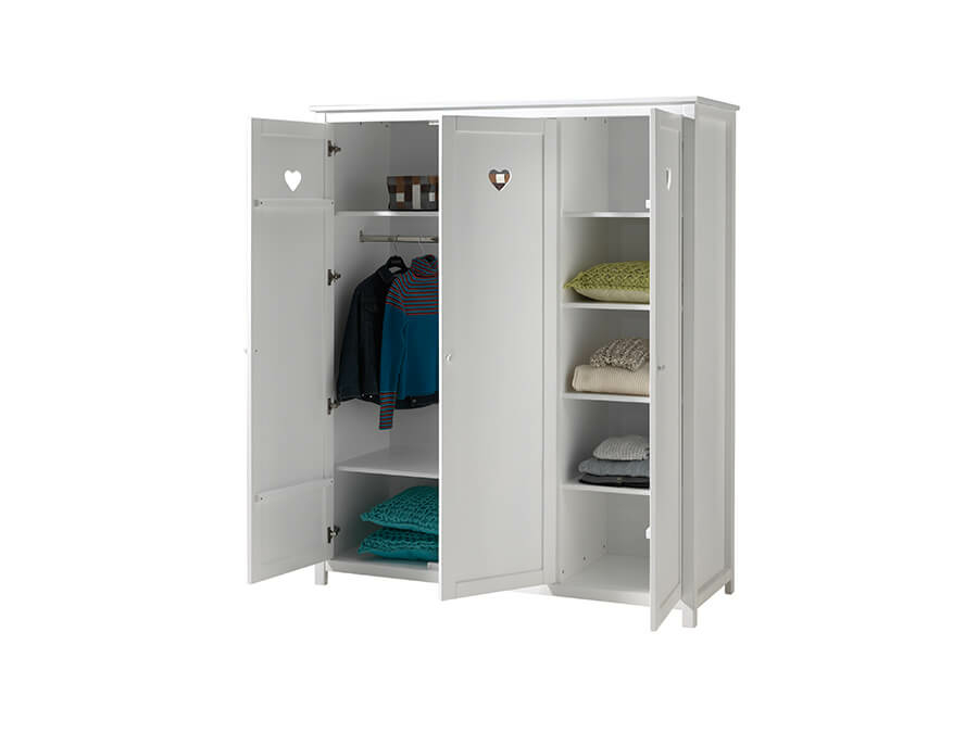 Vipack Amori 3 Deurs Kledingkast - Afbeelding 2