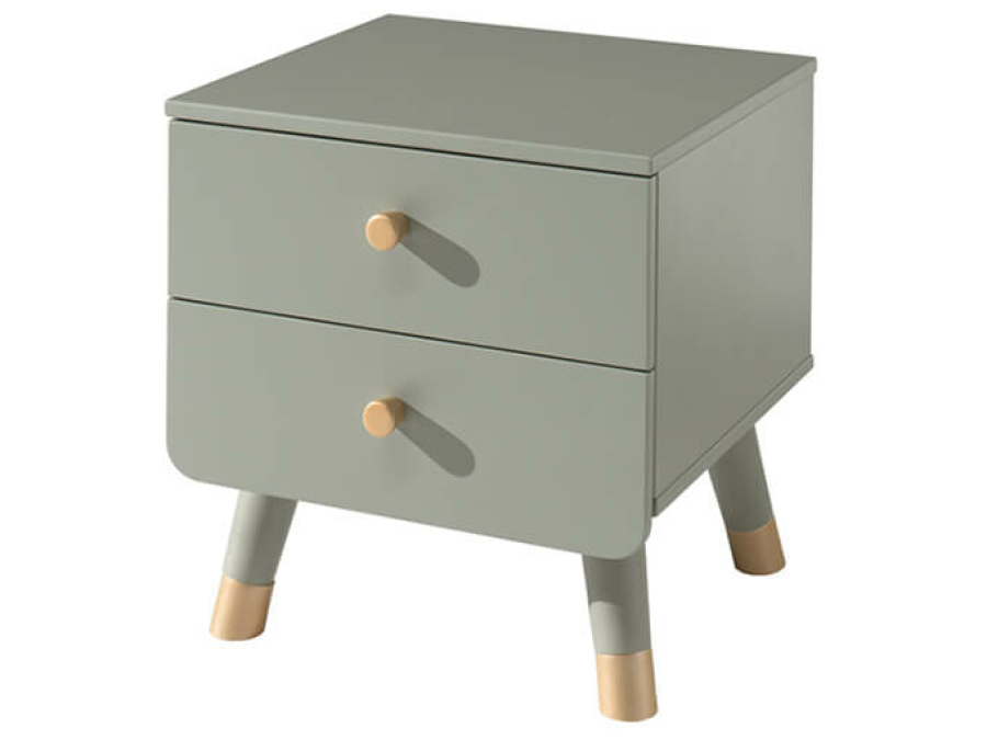 Vipack Billy Nachtkastje olive groen