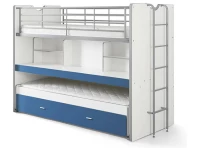 Vipack Bonny 80 Stapelbed met bureau Blauw