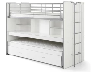 Vipack Bonny 80 Stapelbed met bureau Wit