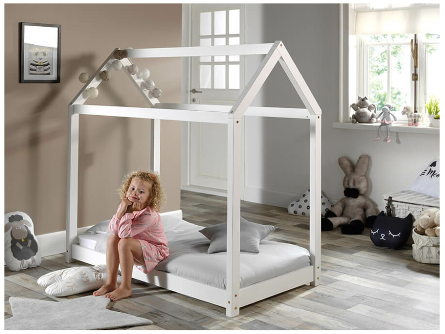 Vipack Cabane Huisbed 70X140Cm Wit