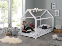 Vipack Cabane Huisbed 90X200Cm Wit - Afbeelding 2