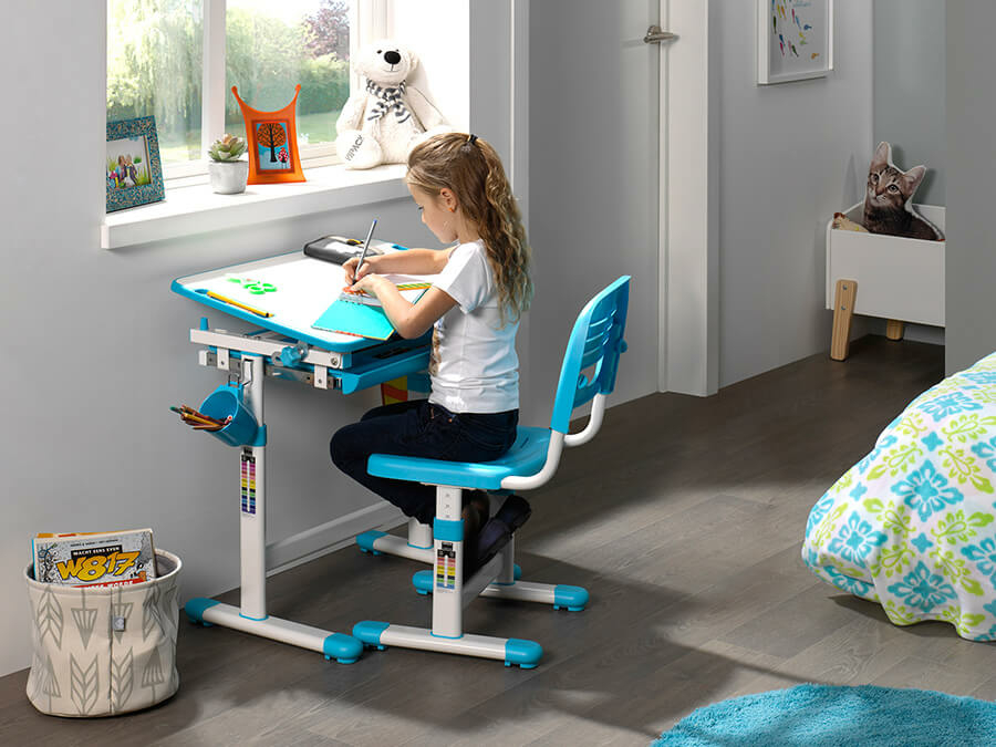 Vipack Comfortline Bureau 201 Blauw - Afbeelding 3