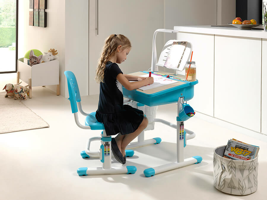 Vipack Comfortline Bureau 301 Blauw - Afbeelding 2