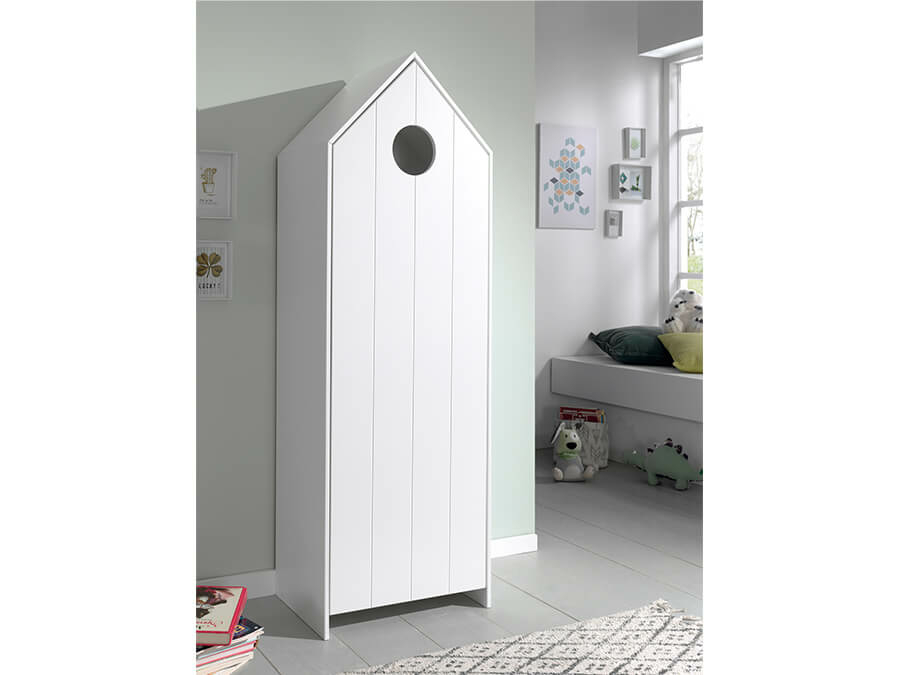 Vipack Casami kast 1 deur wit - Afbeelding 2