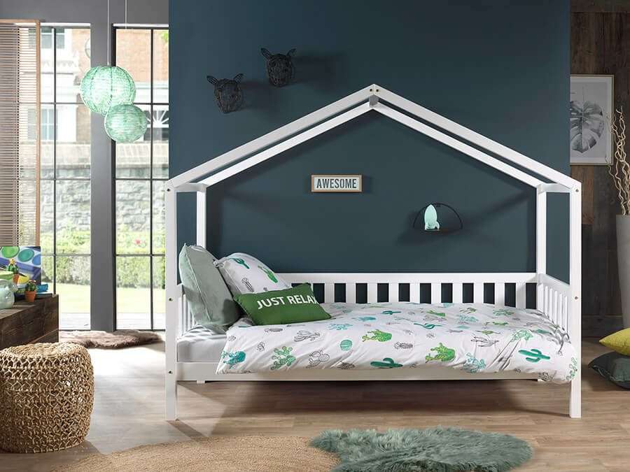Vipack Dallas bed mh 90x200 wit - Afbeelding 2