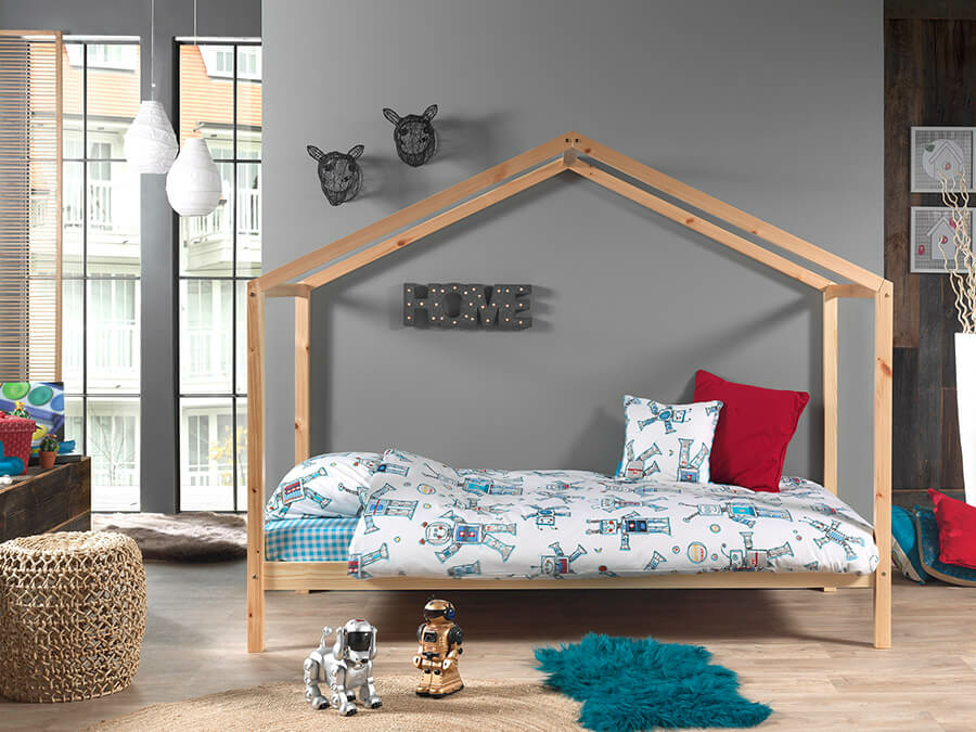 Vipack Dallas bed zh 90x200 natuur - Afbeelding 2