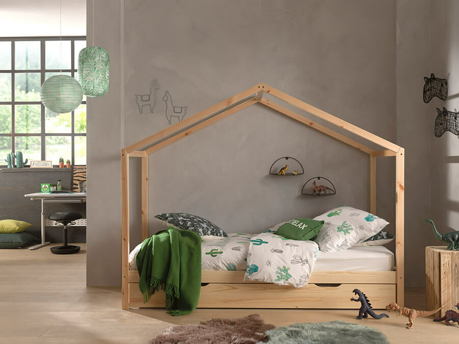 Vipack Dallas bed zh 90x200 natuur - Afbeelding 3