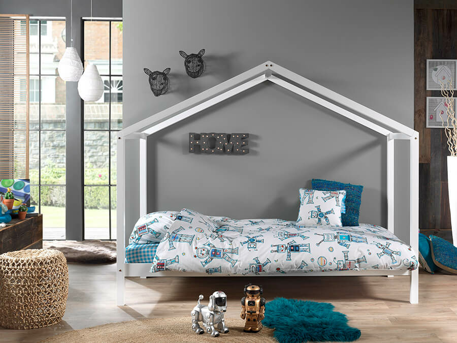 Vipack Dallas bed zh 90x200 wit - Afbeelding 2