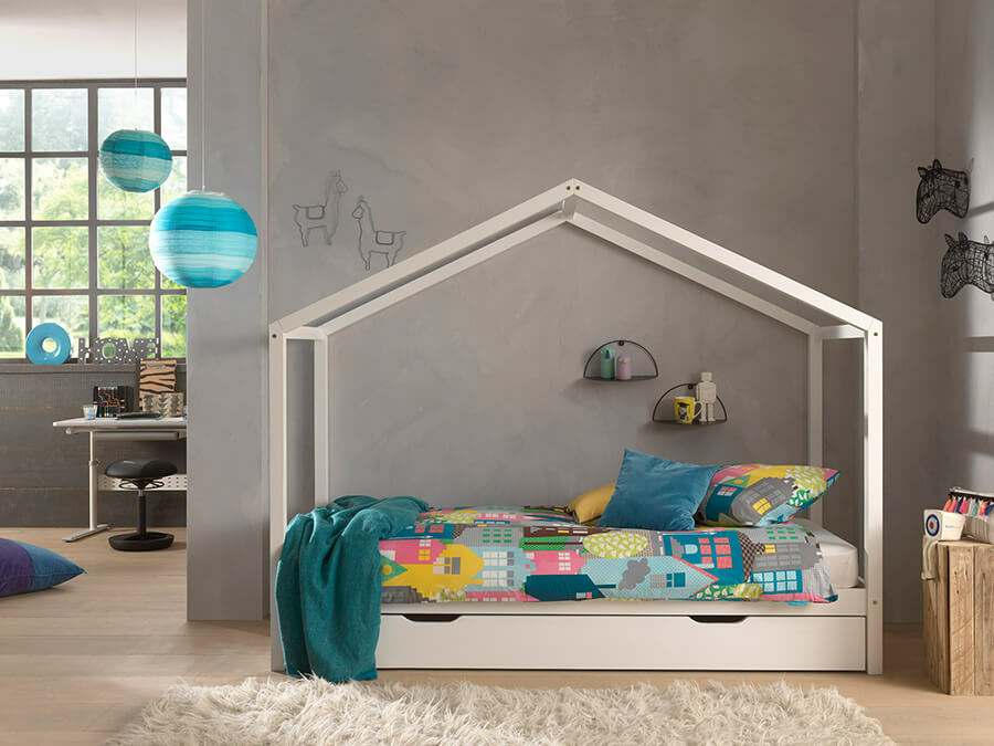 Vipack Dallas bed zh 90x200 wit - Afbeelding 3