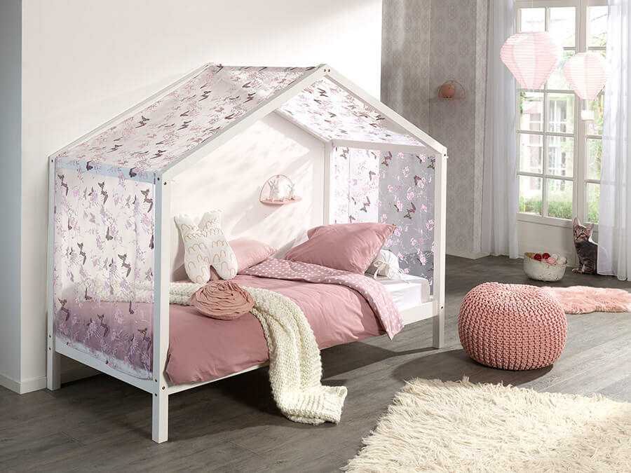 Vipack Dallas bed zh 90x200 wit - Afbeelding 4