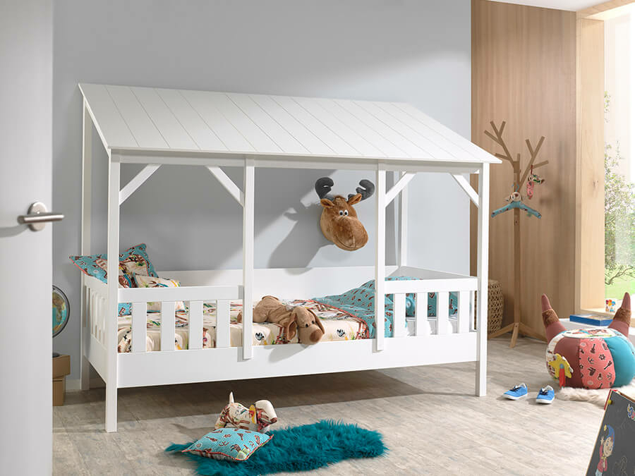 Vipack Housebeds 03 wit dak - Afbeelding 2