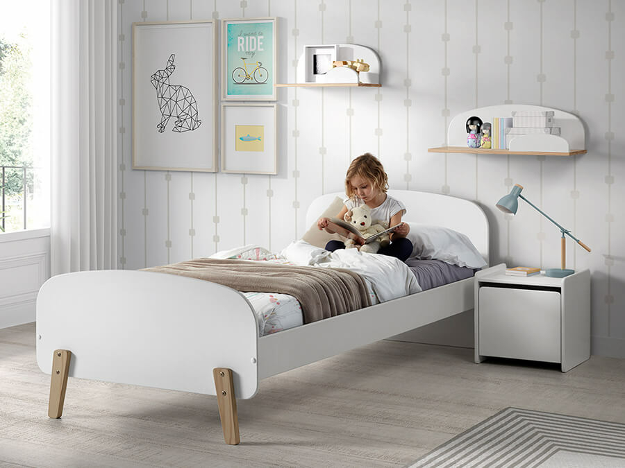 Vipack Kiddy Bed 90 Wit - Afbeelding 3