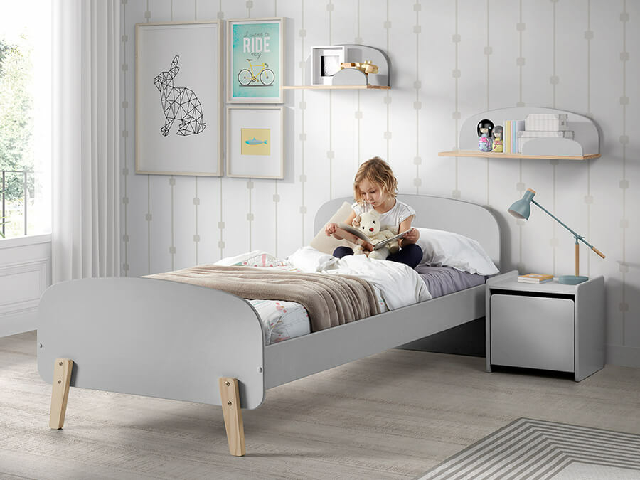 Vipack Kiddy Bed 90 Grijs - Afbeelding 3