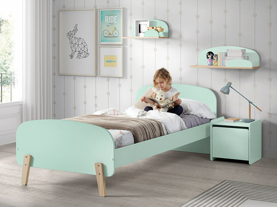 Vipack Kiddy Bed 90 Mint Groen - Afbeelding 3