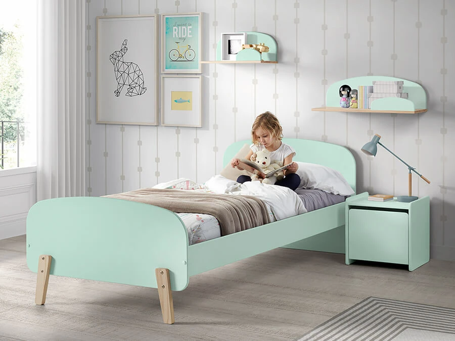 Vipack Kiddy Bed 90 Mint Groen - Afbeelding 3