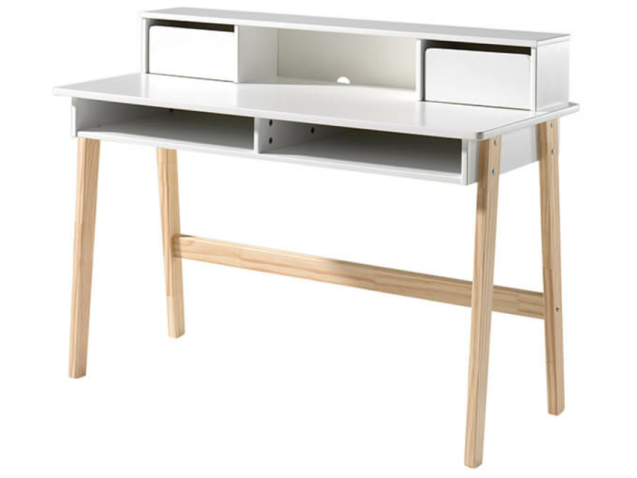 Vipack Kiddy Bureau Met Opzet Wit