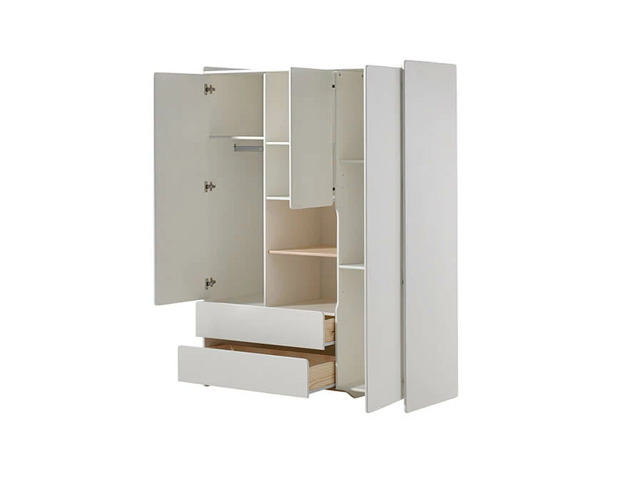 Vipack Kiddy Kledingkast 3 Deuren+2Lade - Afbeelding 2