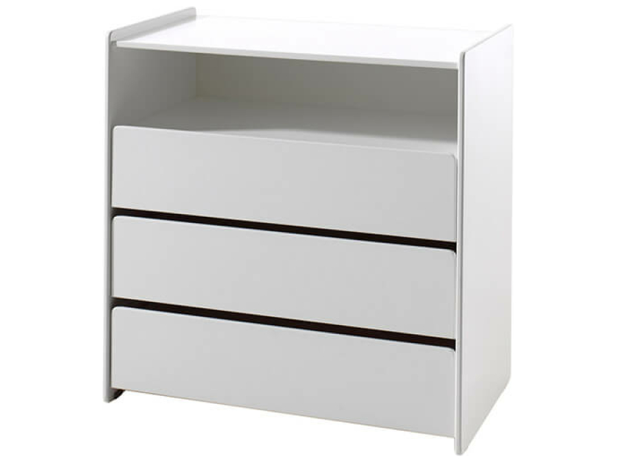 Vipack Kiddy Commode 3 Laden Wit