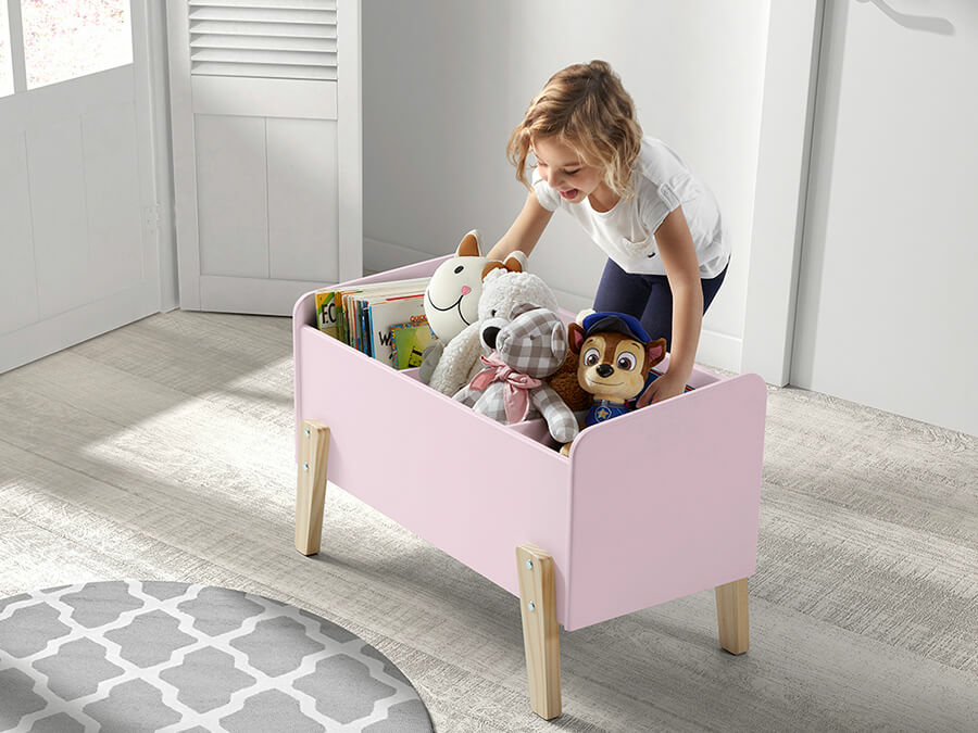 Vipack Kiddy Speelkoffer Oud Rose - Afbeelding 2