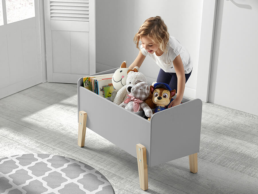 Vipack Kiddy Speelkoffer Grijs - Afbeelding 2