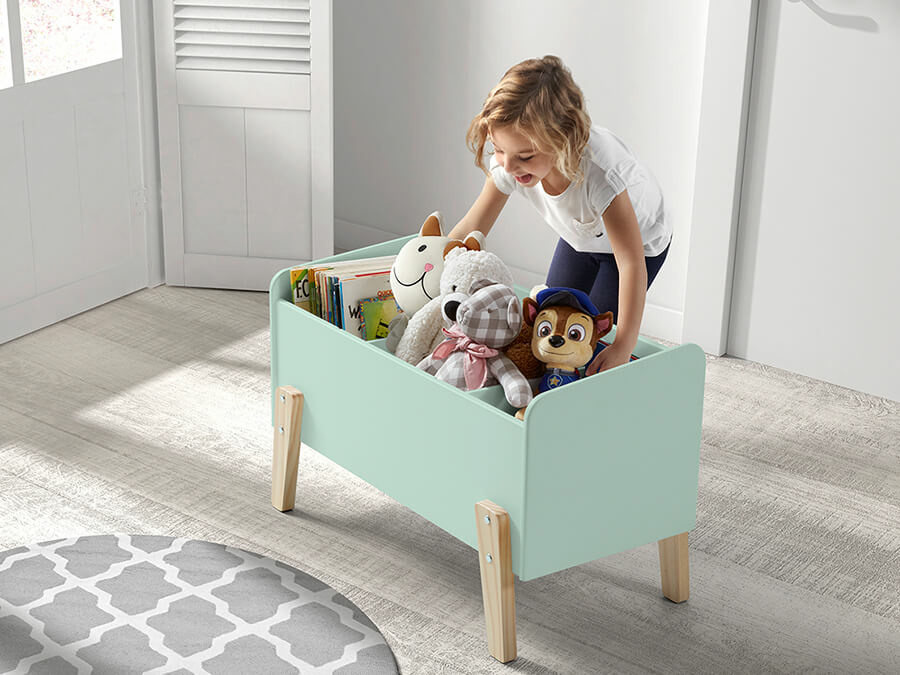 Vipack Kiddy Speelkoffer Mint Groen - Afbeelding 2
