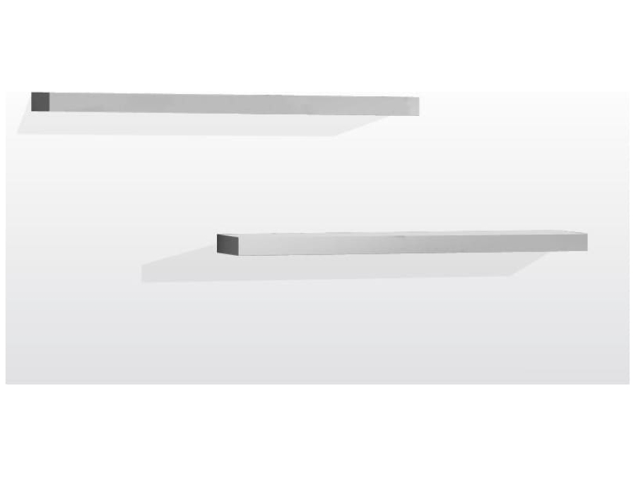 Vipack Lara Ophangbord Wit (2Stk)