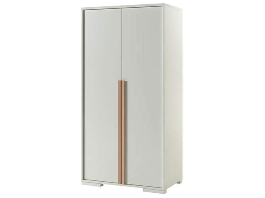 Vipack London 2 deurs kledingkast wit