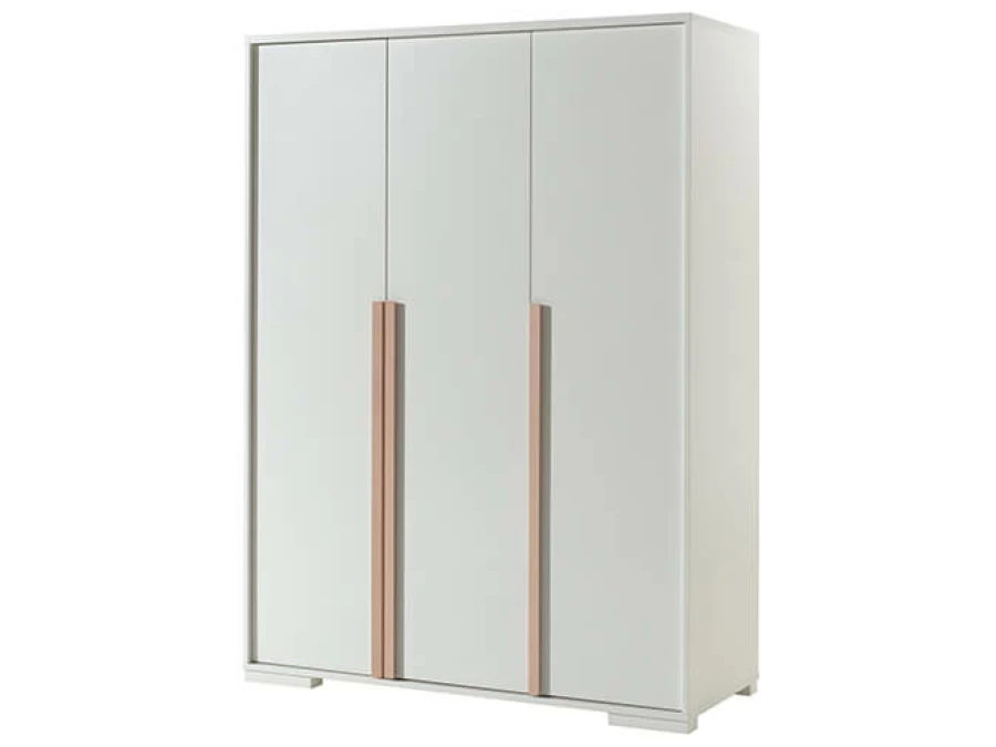 Vipack London 3 deurs kledingkast wit