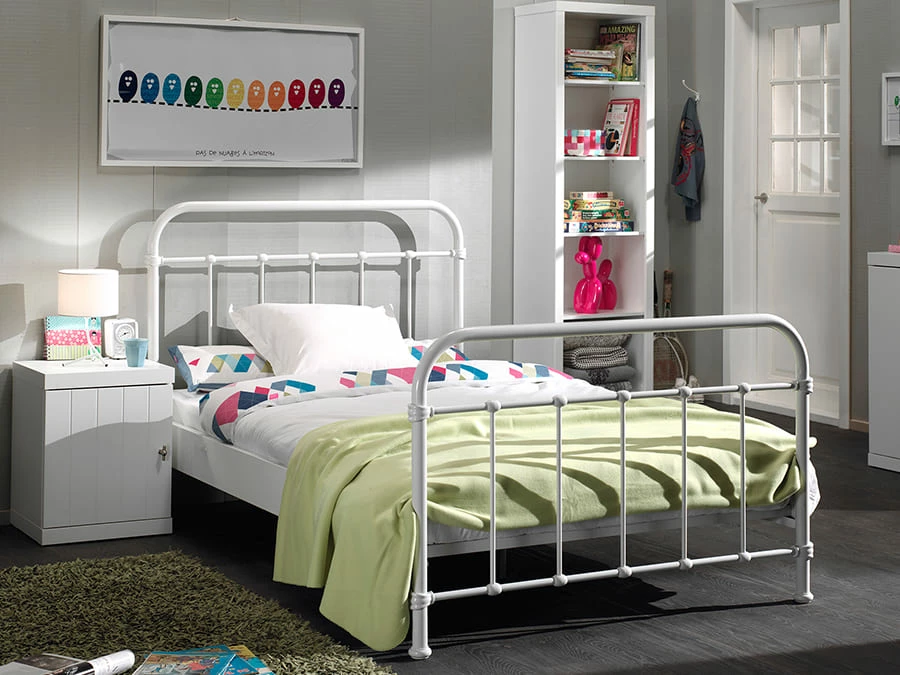 Vipack New York Bed 120X200Cm Wit - Afbeelding 2