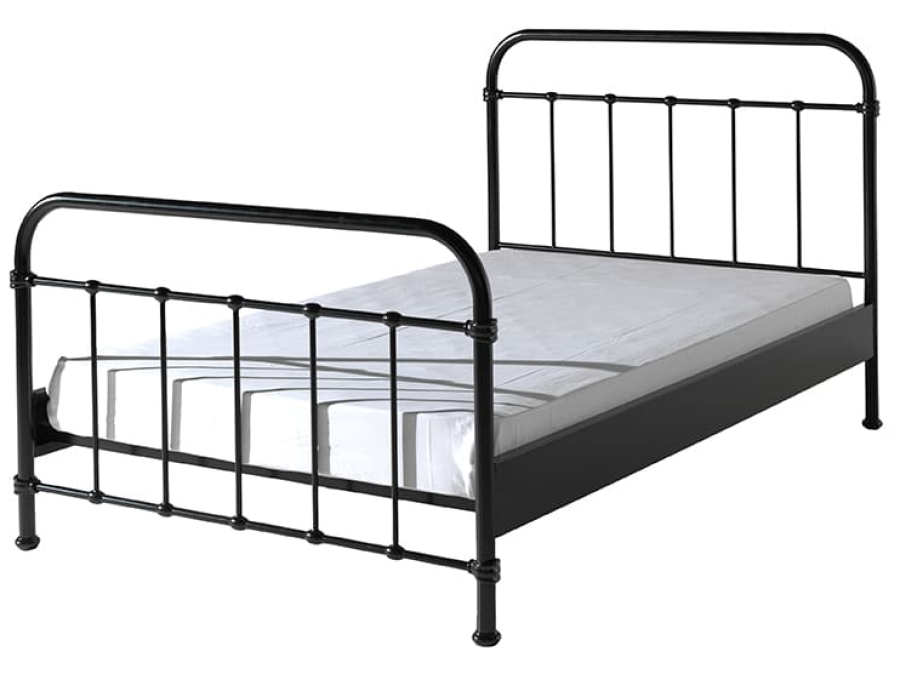Vipack New York Bed 120X200Cm Zwart