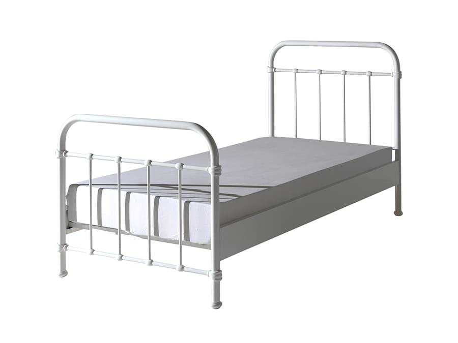 fusie elkaar Anders Vipack New York Bed 90X200Cm Wit Kopen? | Officieel verkooppunt | Beddies