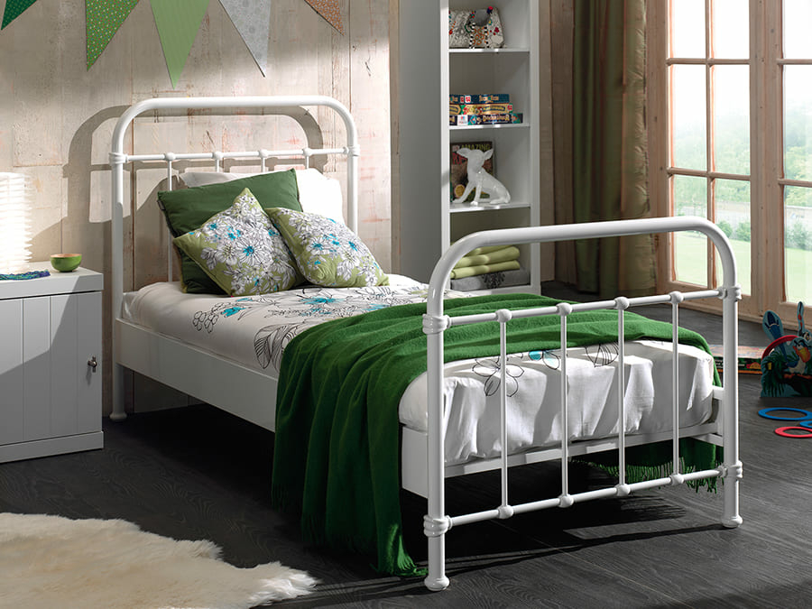 Vipack New York Bed 90X200Cm Wit - Afbeelding 2