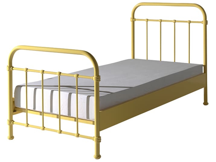 NYBE9021 Vipack New York metalen bed geel