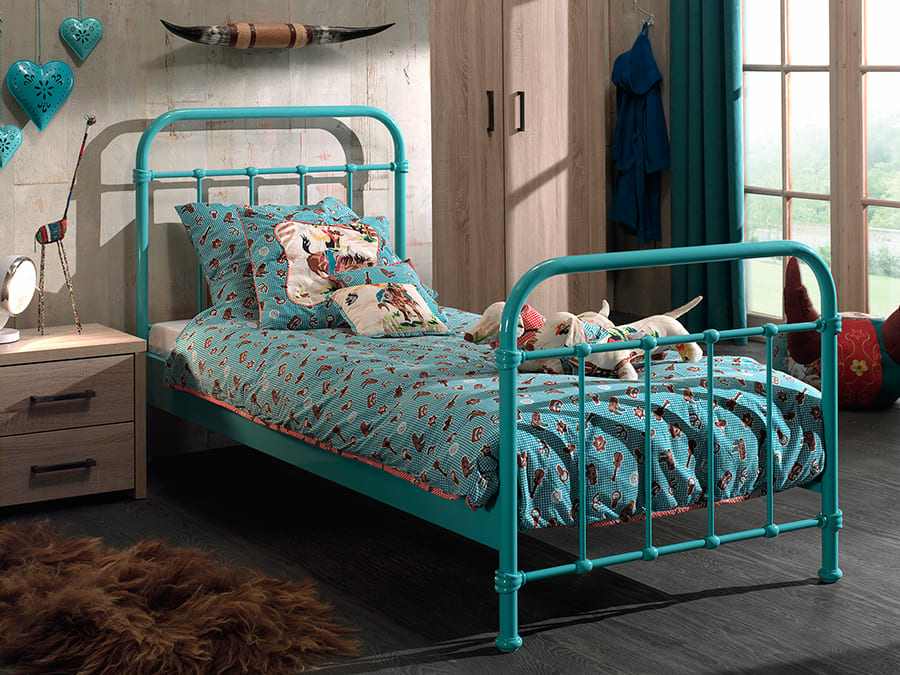 NYBE9094 Vipack New York metalen bed mint1