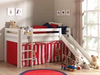 Vipack Pino halfhoogslaper met glijbaan Wit - Afbeelding 2