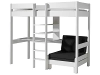 Vipack Hoogslaper Met Zetelbed Wit