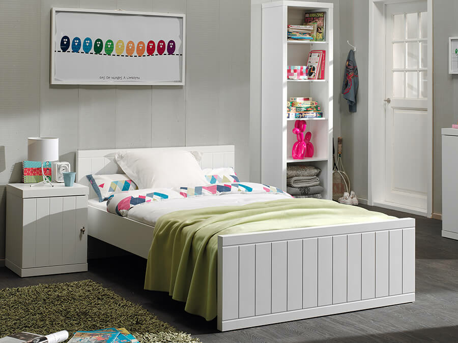 Vipack Robin Bed 120 Wit - Afbeelding 2