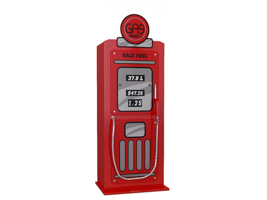 Vipack Benzinepomp Kast Rood