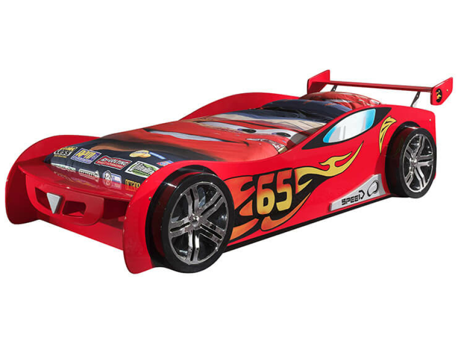 Vipack Lemans rood autobed