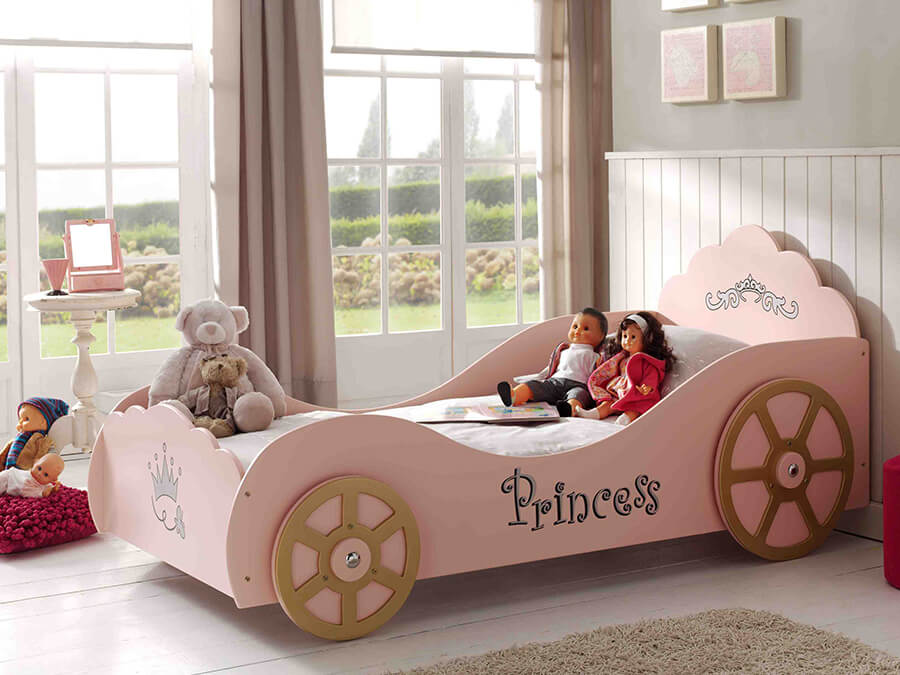 Slot gewoontjes Gezondheid Vipack Princess Pinky Car Bed Kopen? | Officieel verkooppunt | Beddies