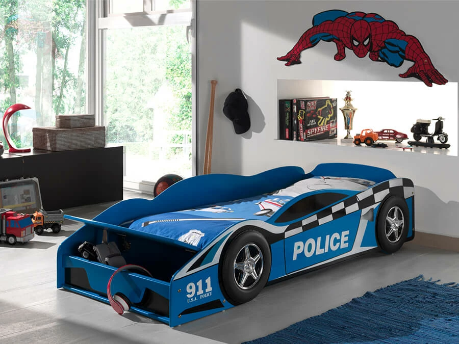 Vipack Toddler Politie autobed 70X140Cm - Afbeelding 3