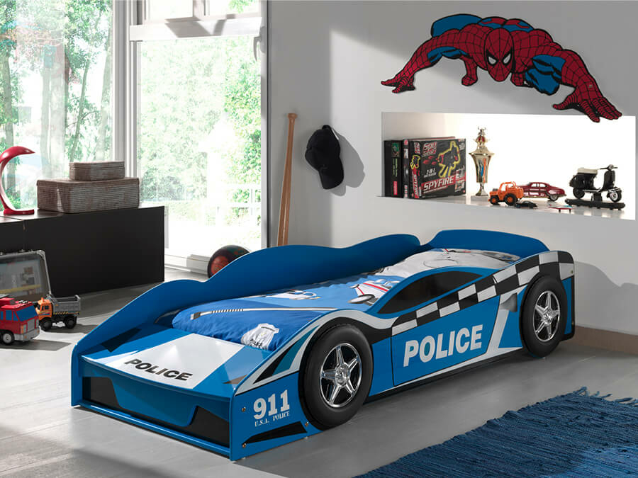 Vipack Toddler Politie autobed 70X140Cm - Afbeelding 2
