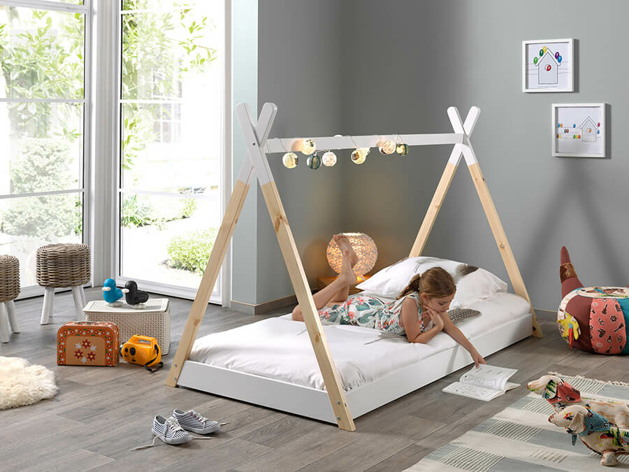Vipack Tipi Bed 70X140Cm Wit - Afbeelding 2