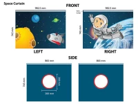 Vipack Speelgordijn Space