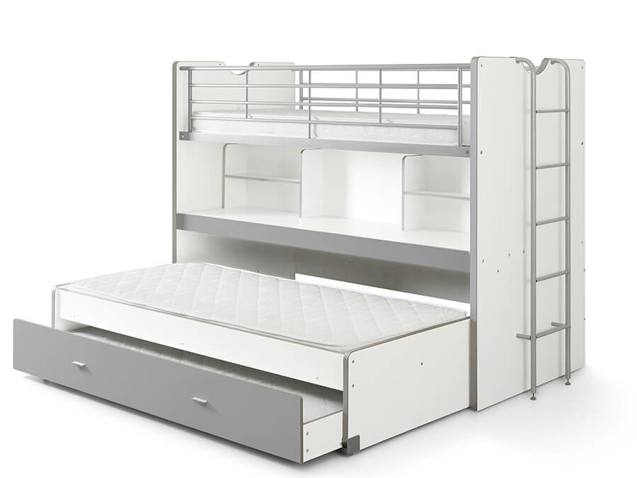 Vipack Bonny 80 Stapelbed met bureau Blauw - Afbeelding 5