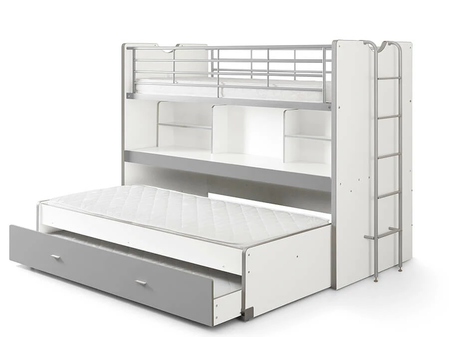 Vipack Bonny 80 Stapelbed met bureau Turquoise - Afbeelding 5